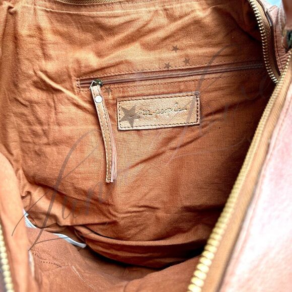 FREE PEOPLE West Side Studded Sling / Shoulder Bag In Cognac NWT - Picture 13 of 14